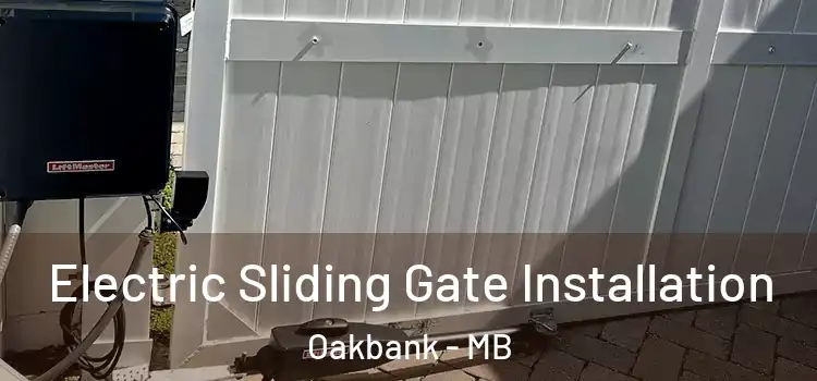 Electric Sliding Gate Installation Oakbank - MB