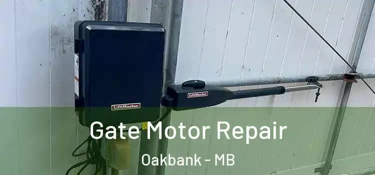 Gate Motor Repair Oakbank - MB