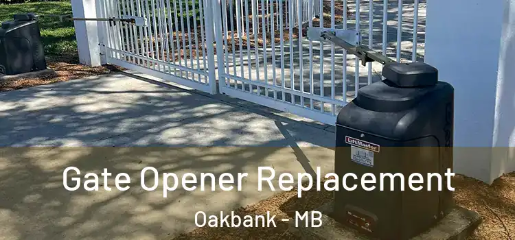 Gate Opener Replacement Oakbank - MB